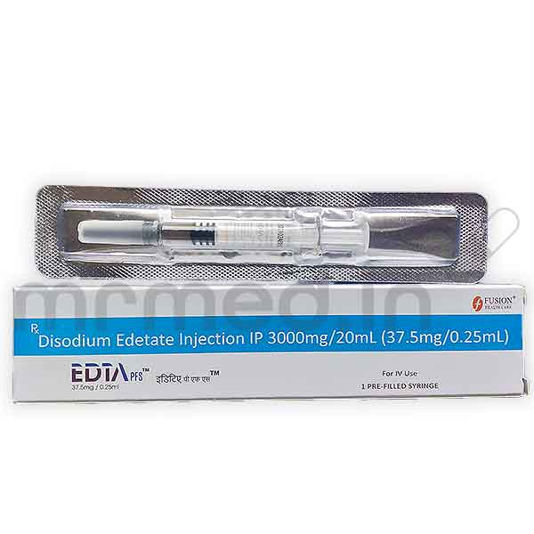 Buy EDTA 37.5MG/0.25ML INJECTION Online Uses, Price, Dosage